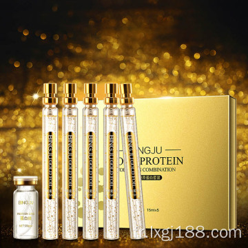 Sérum d&#39;essence pour le visage de sculpture Gold Protein Peptide Line